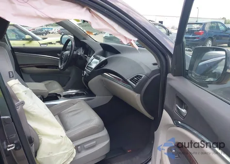 2017 Acura Mdx Technology Package from USA, damaged, VIN 5FRYD4H57HB018151